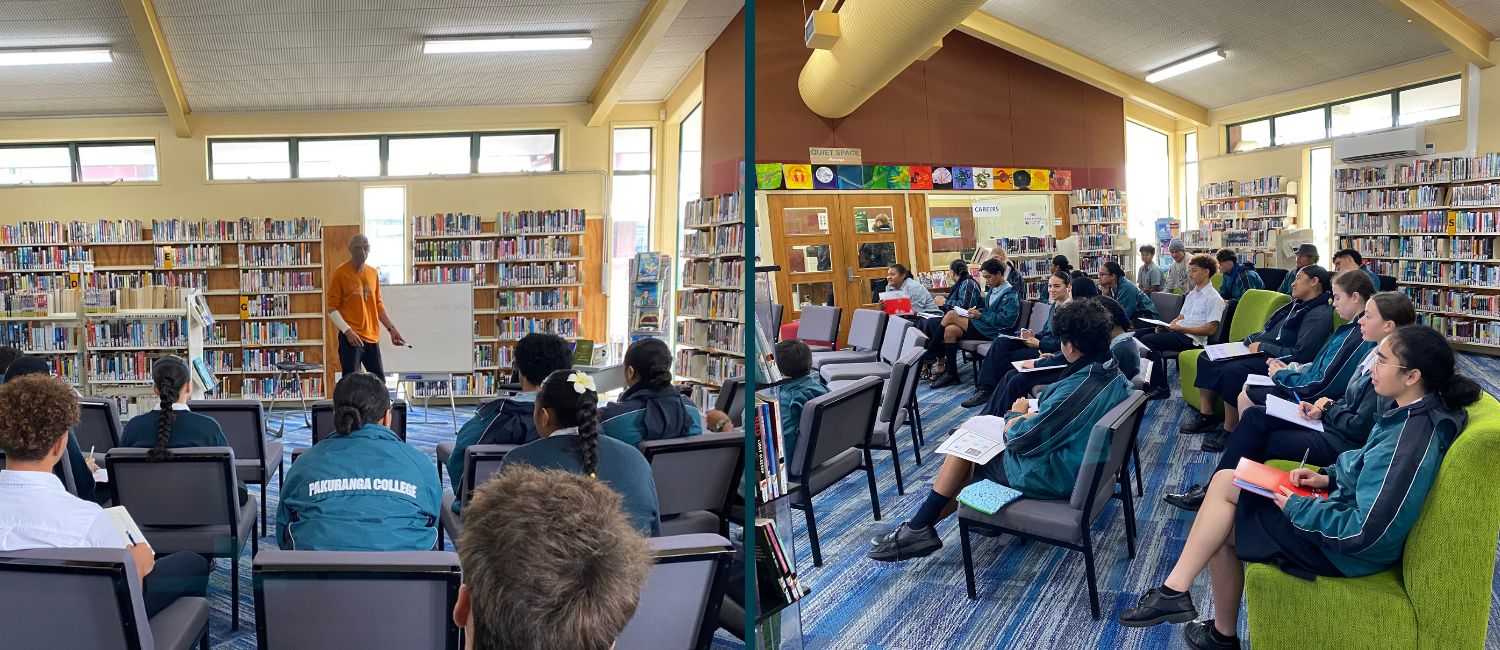 Students Workshop with Acclaimed Author and Poet, Apirana Taylor